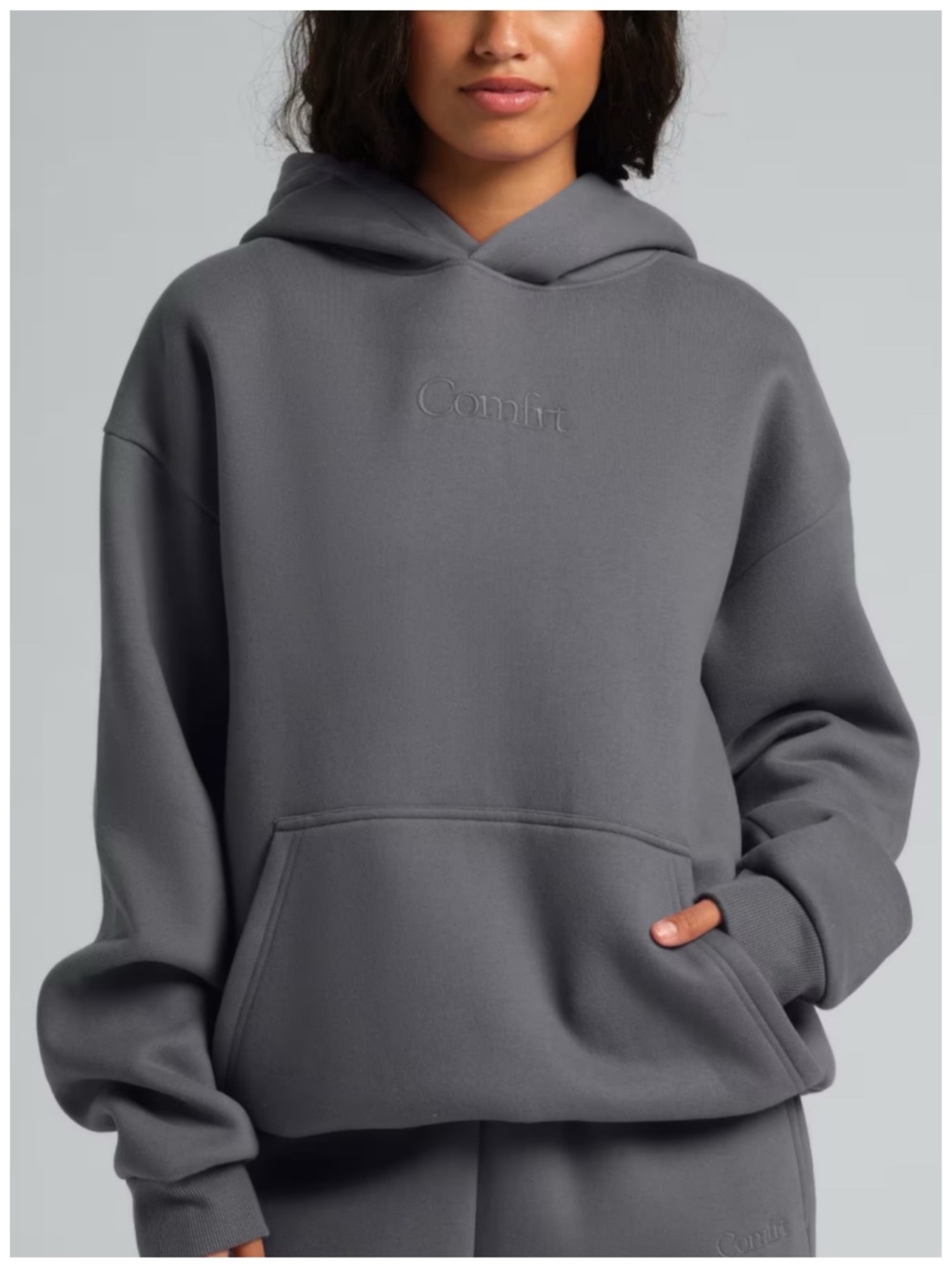 Comfrt Signature Hoodie Steel Grey NWT [Item #V82]